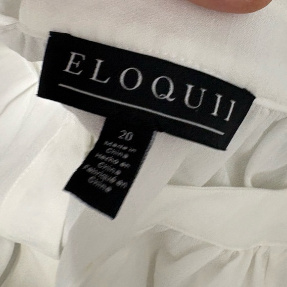 Eloquii size 20 NWT embroidered giraffe printed belted button front midi dress - Picture 6 of 14